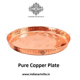 Copper Utensils: A Wide Range of Pure Copper Plates Online | IndianArtVilla 